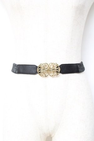 画像: Fi.n.t / モチーフゴムベルト  ブラウン Y-25-11-15-025-CA-ZA-SZ-ZY