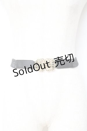 画像: Fi.n.t / モチーフゴムベルト  ブラウン Y-25-11-15-025-CA-ZA-SZ-ZY