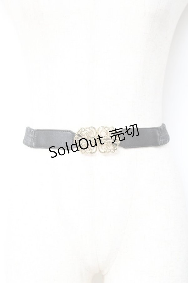 画像1: Fi.n.t / モチーフゴムベルト  ブラウン Y-25-11-15-025-CA-ZA-SZ-ZY (1)