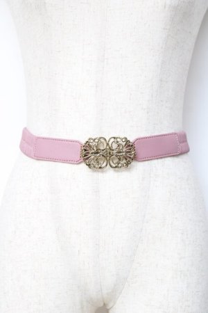 画像: Fi.n.t / モチーフゴムベルト  黒 Y-25-11-15-026-CA-ZA-SZ-ZY