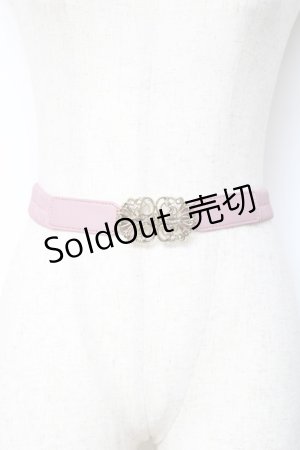 画像: Fi.n.t / モチーフゴムベルト  黒 Y-25-11-15-026-CA-ZA-SZ-ZY