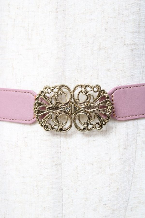 画像2: Fi.n.t / モチーフゴムベルト  黒 Y-25-11-15-026-CA-ZA-SZ-ZY (2)