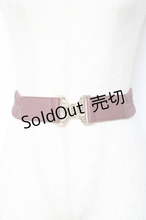 画像: 【SALE】F i.n.t / バックルゴムベルト  ブラウン Y-25-11-15-029-CA-ZA-SZ-ZT487-F003