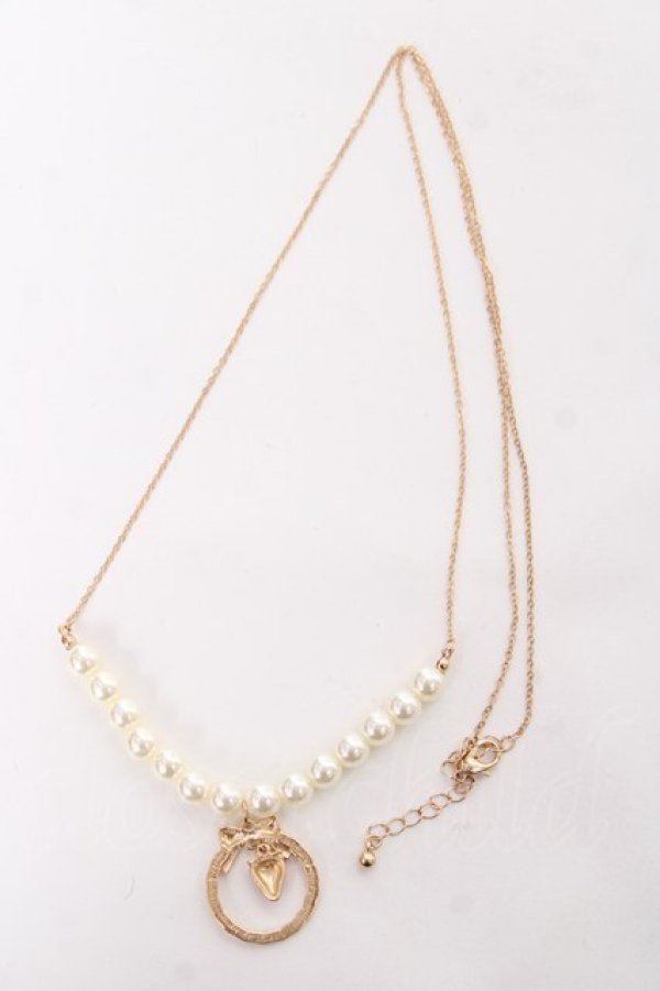 画像2: m petit by misako / AMイチゴサークルネックレス  中金 Y-25-11-15-003-LO-AC-SZ-ZY (2)