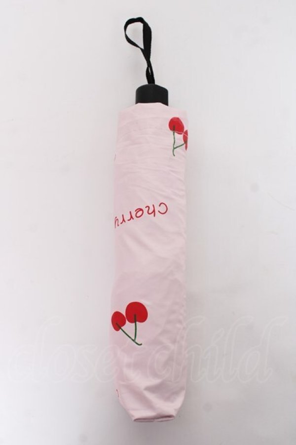 画像2: Secret Honey / Cherry折り畳み傘  ピンク Y-25-11-15-031-CA-ZA-SZ-ZY (2)