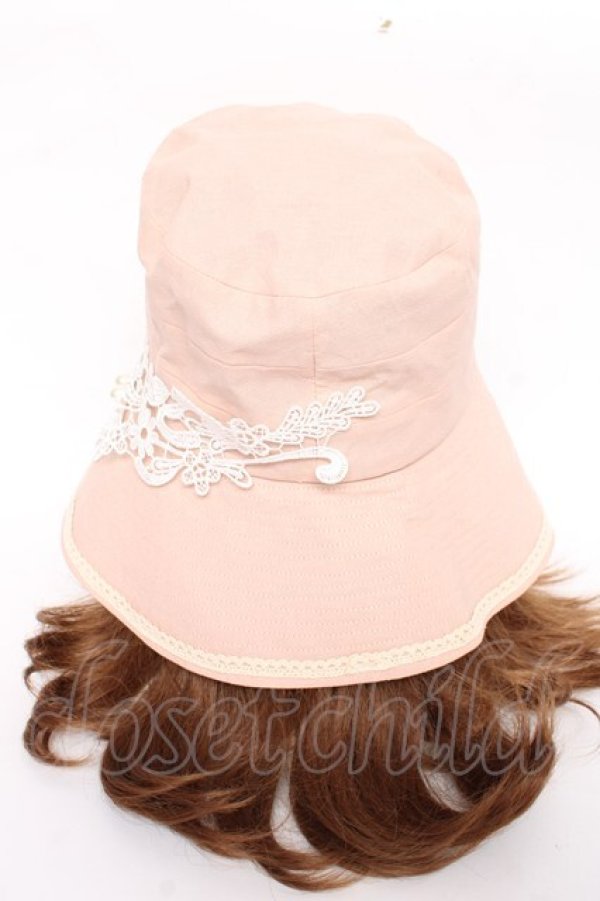 画像3: axes femme / レース付きバケハ  ピンク Y-25-11-15-032-AX-AC-SZ-ZY (3)