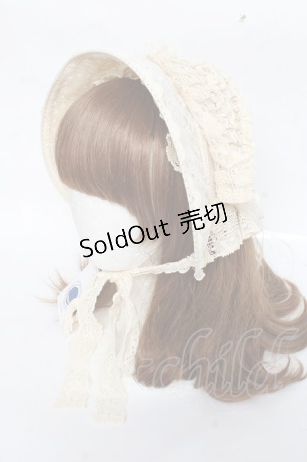 画像1: Hoshibako Works / サマーピクニック2wayボンネット  生成り Y-25-11-15-035-LO-AC-SZ-ZY (1)