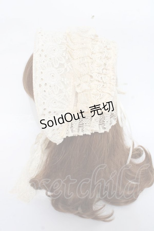 画像2: Hoshibako Works / サマーピクニック2wayボンネット  生成り Y-25-11-15-035-LO-AC-SZ-ZY (2)