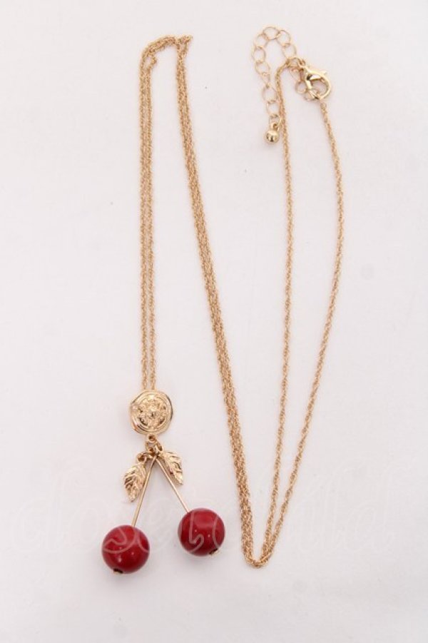 画像2: m petit by misako / チェリーネックレス  中金 Y-25-11-15-004-LO-AC-SZ-ZY (2)
