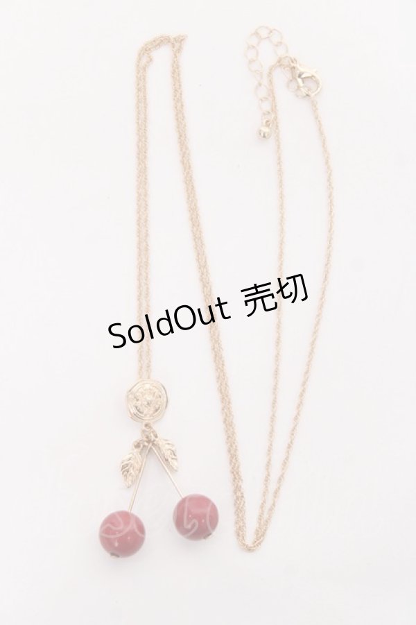 画像2: m petit by misako / チェリーネックレス  中金 Y-25-11-15-004-LO-AC-SZ-ZY (2)