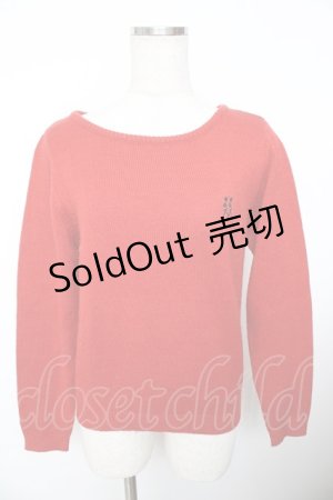 画像: F i.n.t / 兵隊刺繍ニット F 赤 Y-25-11-21-054-CA-TO-SZ-ZY