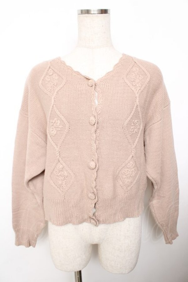 画像1: F＆A / 胡桃ボタンカーディガン  モカ Y-25-11-21-056-LO-TO-SZ-ZI (1)