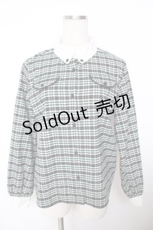 画像: Fi.n.t / ボタンダウンクレリックチェックシャツ F グリーン Y-25-11-21-064-CA-BL-SZ-ZY