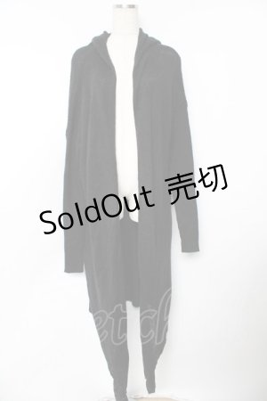 画像: KILL STAR / VEXATION HOOD KNIT CARDI L 黒 Y-25-11-21-069-SL-OP-SZ-ZY