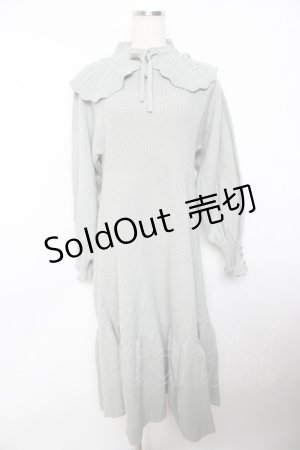 画像: axes femme / 付け襟セットワンピース M ミント Y-25-11-21-095-AX-OP-SZ-ZI