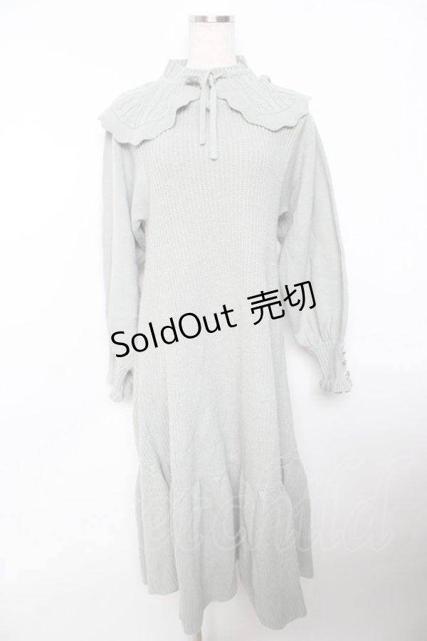 画像1: axes femme / 付け襟セットワンピース M ミント Y-25-11-21-095-AX-OP-SZ-ZI (1)