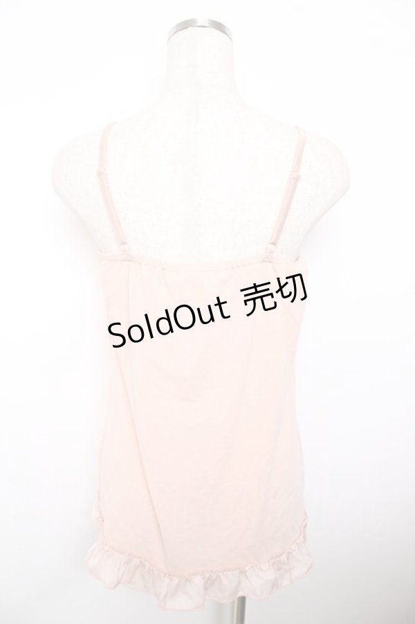 画像2: axes femme / サテンbigリボンキャミソール  ピンク Y-25-11-21-001-AX-TO-SZ-ZY (2)