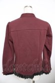 画像2: axes femme / ナポレオン風ストレッチジャケット M ワイン Y-25-11-21-019-AX-JA-SZ-ZI (2)