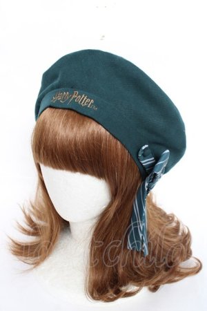 画像: F i.n.t / ストライプリボンベレー帽/ハリーポッター F グリーン Y-25-11-22-037-CA-AC-SZ-ZY