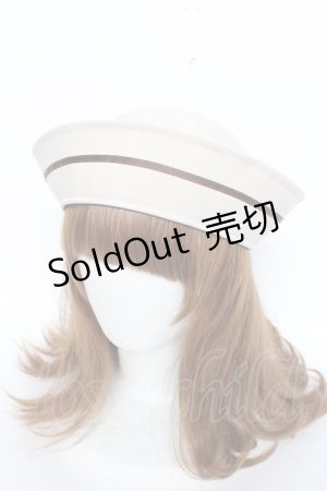 画像: Kurumi Collaboration / KRM*マリンハット  ベージュ Y-25-11-22-038-LO-AC-SZ-ZY