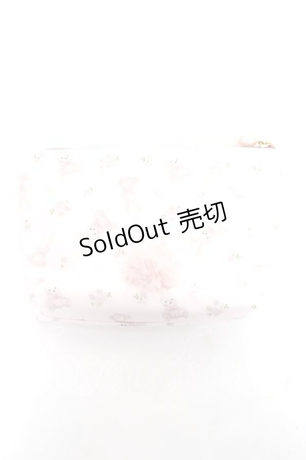 画像2: 【SALE】Maison de FLEUR / イースターラビットポーチ  ピンク Y-25-11-22-009-LO-ZA-SZ-ZT487 (2)