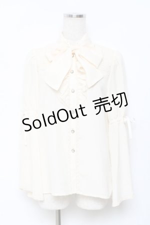 画像: axes femme kawaii / 姫袖フリルブラウス M 生成り Y-25-11-22-051-AX-BL-SZ-ZY