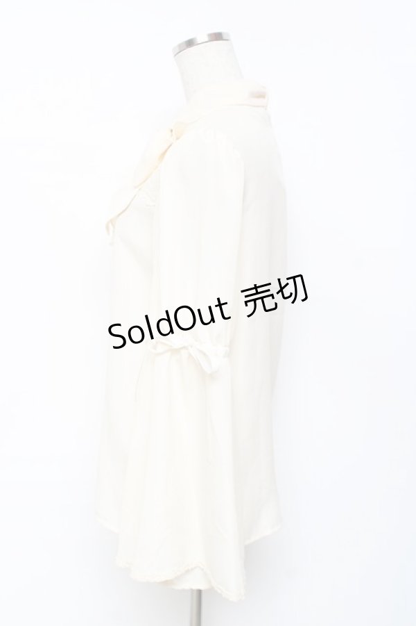 画像2: axes femme kawaii / 姫袖フリルブラウス M 生成り Y-25-11-22-051-AX-BL-SZ-ZY (2)