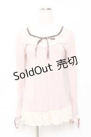 画像: axes femme / 袖口リボンインナープルオーバー   Y-25-11-22-054-AX-TO-SZ-ZY