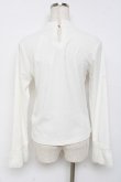 画像2: axes femme / バラネックレス風リブプルオーバー M 白 Y-25-11-22-062-AX-TO-SZ-ZY (2)