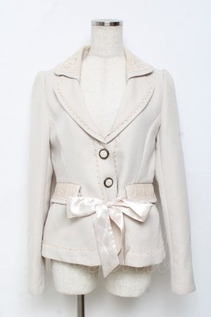 画像: axes femme / レース使いジャケット M 生成り Y-25-11-22-064-AX-JA-SZ-ZY