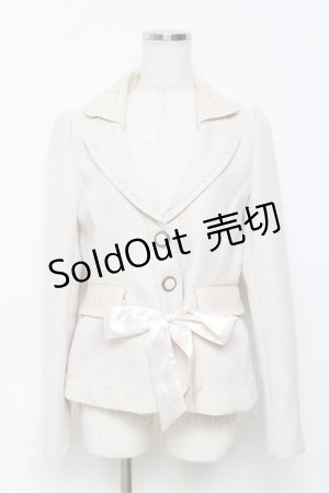 画像: axes femme / レース使いジャケット M 生成り Y-25-11-22-064-AX-JA-SZ-ZY