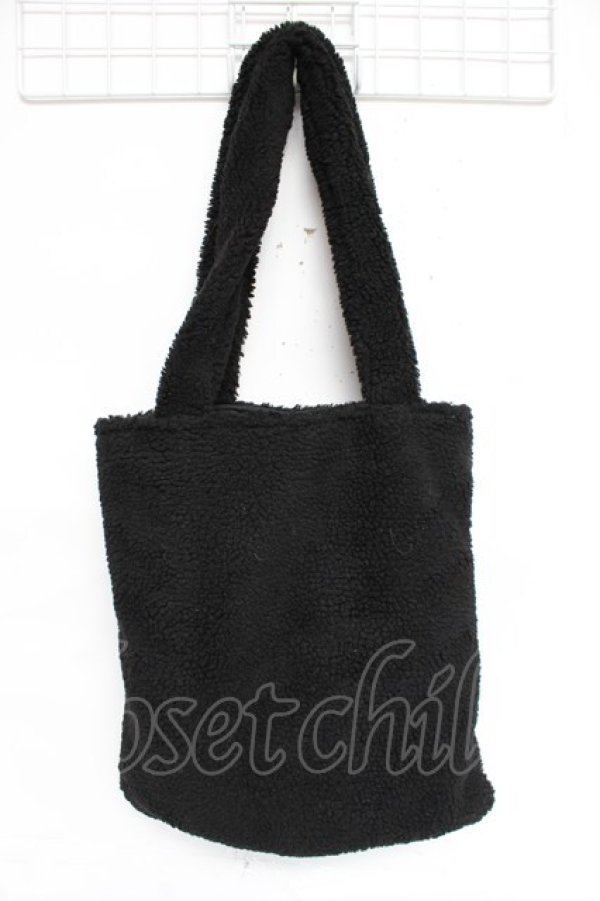 画像2: NieR Clothing / ぬいぐるみONEくんトートバッグ  黒 Y-25-11-22-015-PU-BG-SZ-ZT487 (2)