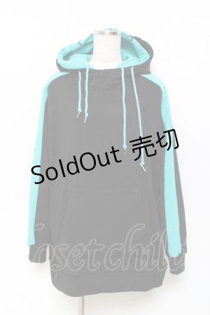 画像: NieR Clothing / Wフードパーカー F 黒 Y-25-11-22-101-PU-TO-SZ-ZY