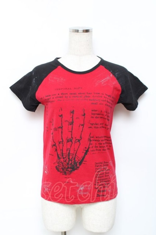 画像1: h.ANARCHY / プリントラグランtシャツ   Y-25-11-22-102-HN-TO-SZ-ZY (1)