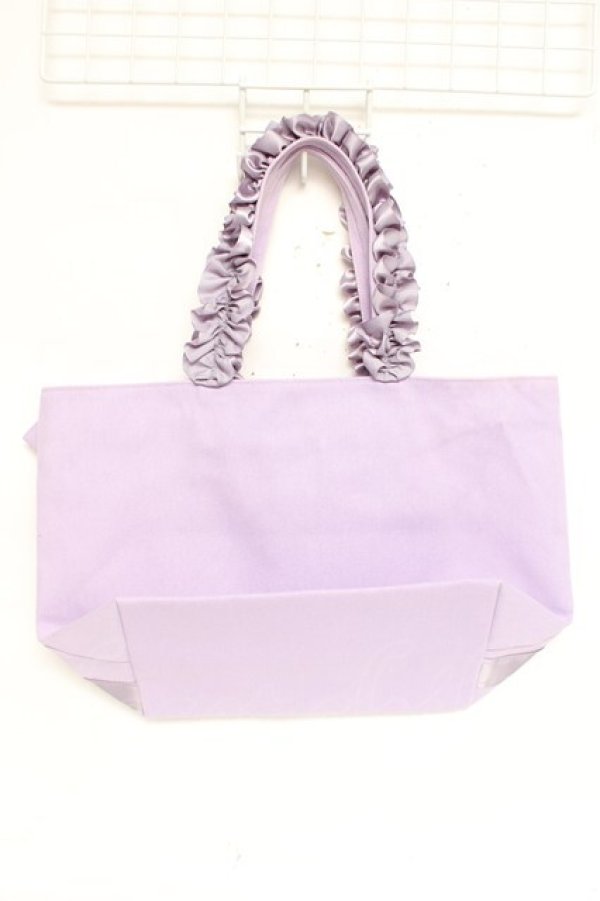 画像2: Maison de FLEUR / Maison de FLEUR×Misako Aoki/Mリボンキャンバストートバッグ  ラベンダー Y-25-11-22-018-LO-BG-SZ-ZY (2)