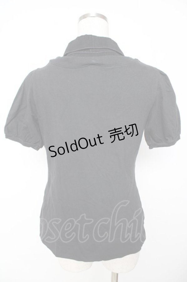 画像2: HONEY / レイヤード風ブラウス  黒 Y-25-11-22-114-HN-TO-SZ-ZY (2)