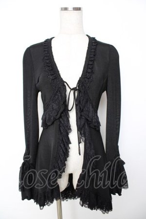 画像: OZZ ANGELO / ダブルデザインボレロ  黒 Y-25-11-22-121-OO-TO-SZ-ZY