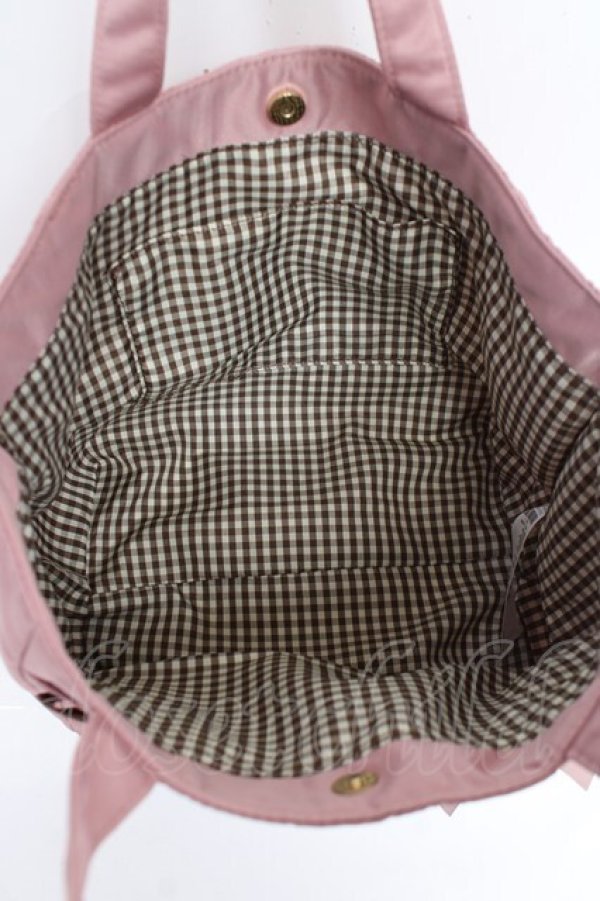 画像3: Maison de FLEUR / Chocolatリボントートバッグ  ピンク Y-25-11-22-019-LO-BG-SZ-ZY (3)