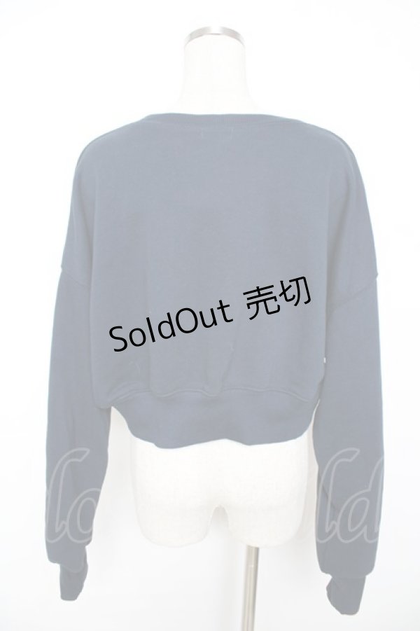 画像2: evelyn / ロゴスウェット  紺 Y-25-11-22-124-LO-TO-SZ-ZS (2)