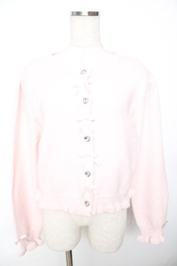 画像1: Alice Mashiro / ニットカーディガン L ライトピンク Y-25-11-22-126-LO-TO-SZ-ZY (1)