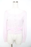 画像1: Emily Temple cute / ラメ混オーガンジーリボンカーディガン  ピンク Y-25-11-22-129-ET-TO-SZ-ZY (1)
