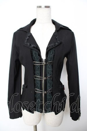 画像: Ozz On / ナポレオンジャケット  黒 Y-25-11-22-138-OO-JA-SZ-ZY