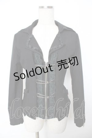 画像: Ozz On / ナポレオンジャケット  黒 Y-25-11-22-138-OO-JA-SZ-OS