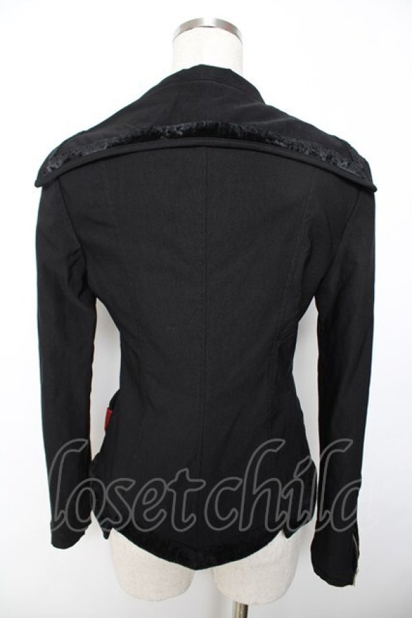 画像2: Ozz On / ナポレオンジャケット  黒 Y-25-11-22-138-OO-JA-SZ-OS (2)