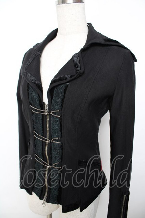 画像3: Ozz On / ナポレオンジャケット  黒 Y-25-11-22-138-OO-JA-SZ-OS (3)