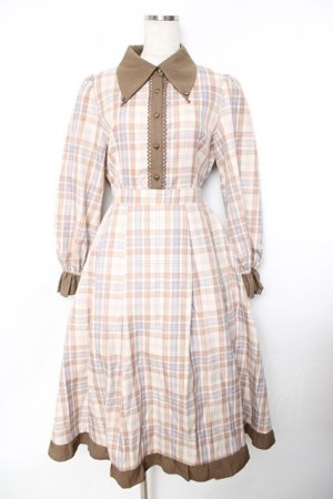 画像: axes femme / デリスショコラシャツワンピース F ベージュ Y-25-11-22-145-AX-OP-SZ-ZY