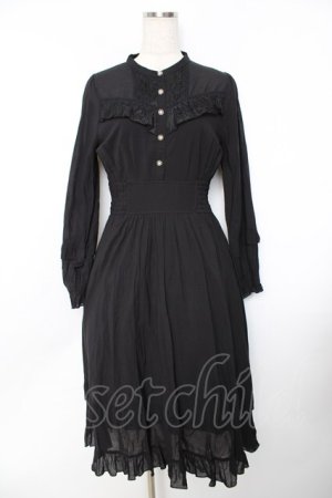 画像: axes femme / フリルワンピース F 黒 Y-25-11-22-146-AX-OP-SZ-ZY