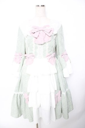 画像: axes femme kawaii / メアリー姫袖ドレス M ミント Y-25-11-22-161-AX-OP-SZ-ZY