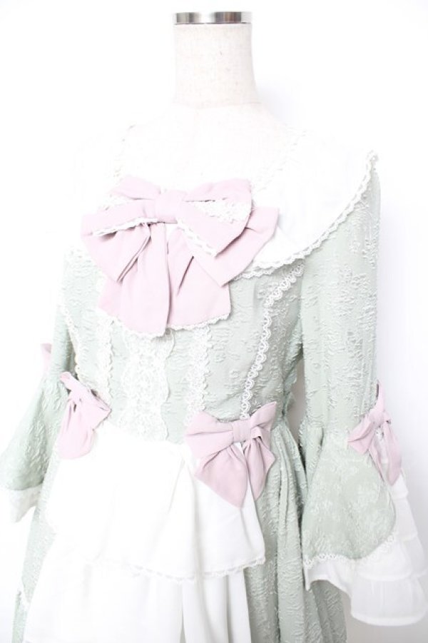 画像3: axes femme kawaii / メアリー姫袖ドレス M ミント Y-25-11-22-161-AX-OP-SZ-ZS (3)