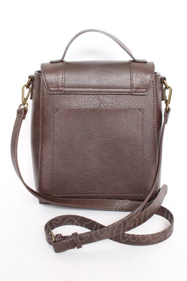 画像2: ｍ petit by misako / NINA‘S 2WAYバッグ  中茶 Y-25-11-22-024-LO-BG-SZ-ZY (2)